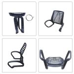 Plastic Office Chair Backrest Accessories For Office Chair Swivel Chair