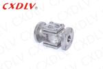 Double Flange Sight Glass in Stainless Steel CF8 for High Pressure Flow