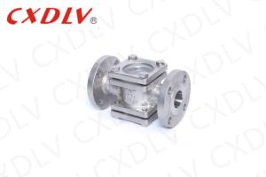 Quality Double Flange Sight Glass in Stainless Steel CF8 for High Pressure Flow Visualization wholesale