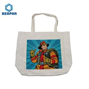 Quality Recycled Cotton Tote Printed Logo Foldable Canvas Bag wholesale