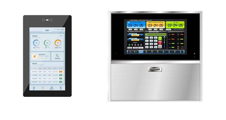 Six Unit Intelligent LCD Operating Theatre Control Panel Surgeon Control Panel For Hospital