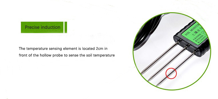 OEM Agriculture 4-20mA 0-5V 0-2V 0-3.3V RS485 Output Soil Moisture EC Temperature Sensor
