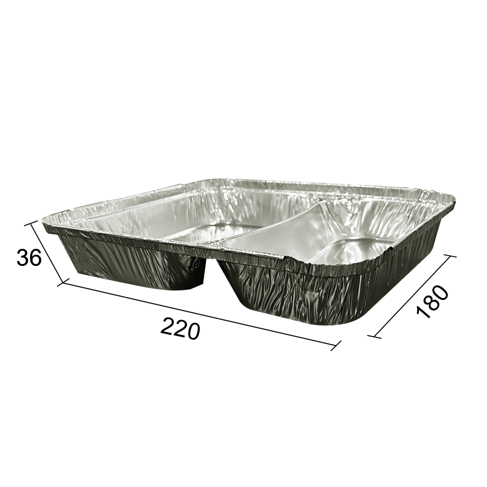 Silver Food Packing Disposable Wrinkle Wall Aluminum Foil Serving Containers Food Bowls