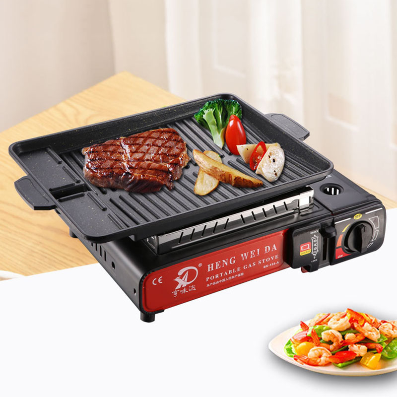 Kitchen Cooking Non Stick Maifanite Camping Frying Pan Pre Seaoned Outdoor