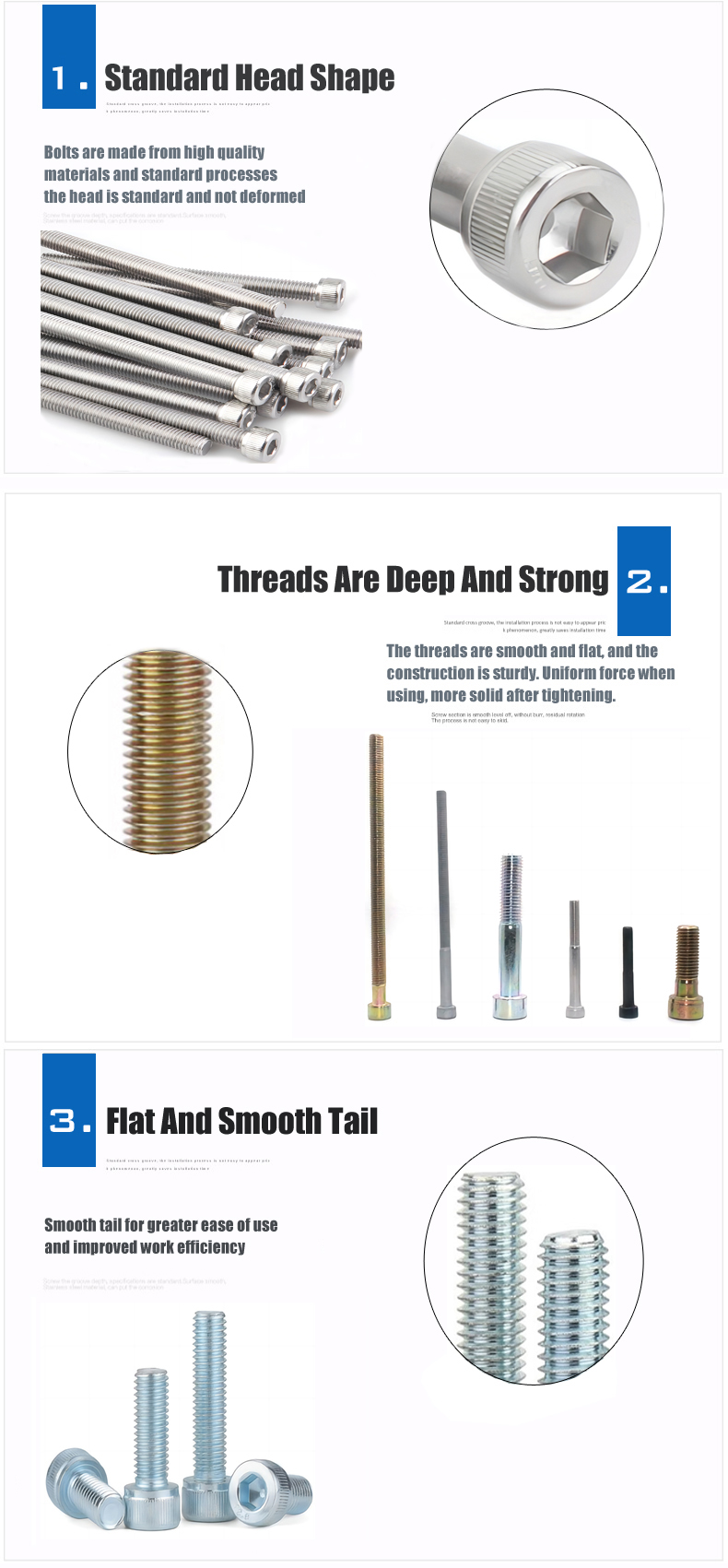 Metric Stainless Steel Bolt M5 Hex Socket Head Screws SUS 304 316 Cap Head Allen Key