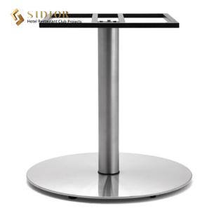 Quality Modern Style Brushed Stainless Steel Dining Table Base 72cm Height wholesale