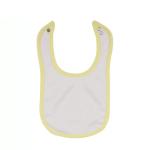 Blank Polyester Cotton Sublimation Baby Bib For Sublimation Heat Transfer