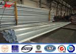 Professional 8M 7.5KN Steel Tubular Pole For Electrical Distribution Line