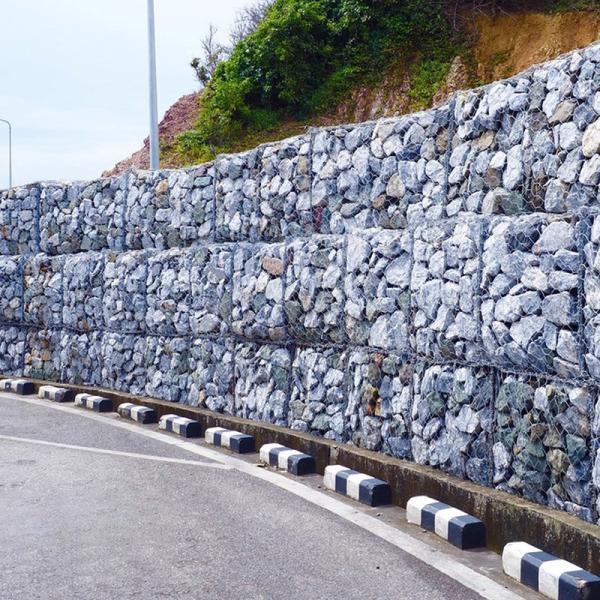 Woven Gabion Rock Cage Retaining Wall River Bank Flood Control Erosion