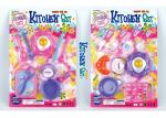 Pretend Play Kids Play Kitchen Set , Food Kitchen Cooking Set Toys 10 Pcs