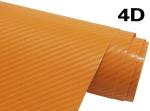 60µM 4D Carbon Fiber Vinyl Wrap Air Bubble Free Vinyl Wrap For Vehicle