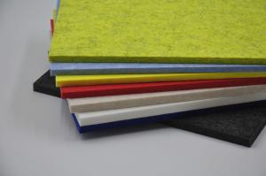 Quality Office Square Acoustic Panels Polyester Fiber 3D Felt Wall Panels wholesale