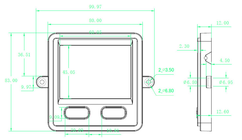 Abs Trackball Pointing Device , Industrial Touch Screen Mouse For Self Service Terminal