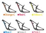 29er Carbon Full Suspension Frame AM Full Shockingproof Frame Travel 150mm