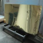 Flexible 1220*2440mm 8mm Gold Mirror Acrylic Sheet