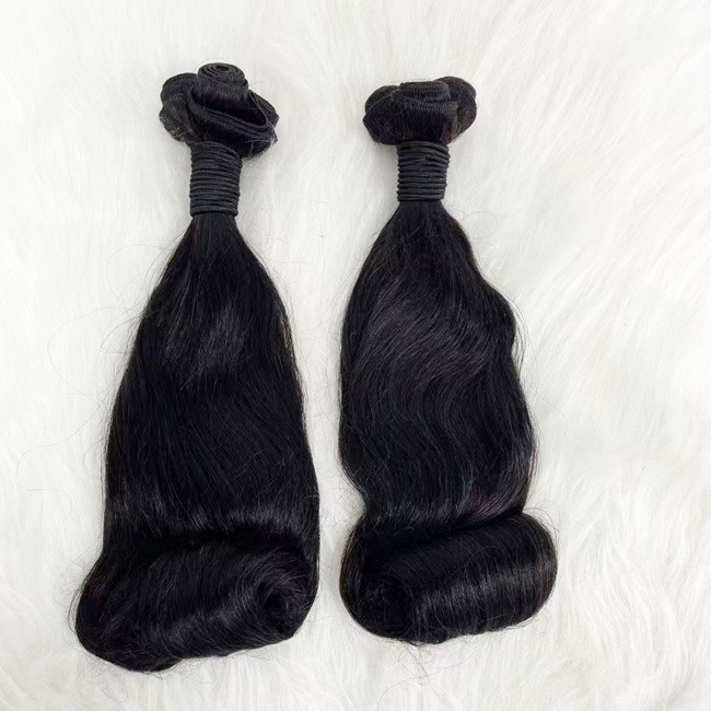 12a Egg Curly Human Hair Extension Raw Indian Super Double Drawn Brazilian Funmi Hair