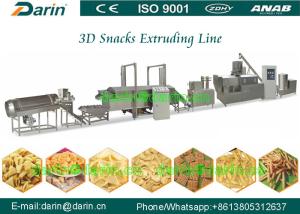Quality Automatic Fried Extrusion Food 3D Snack Pellet Machinery CE Standard wholesale