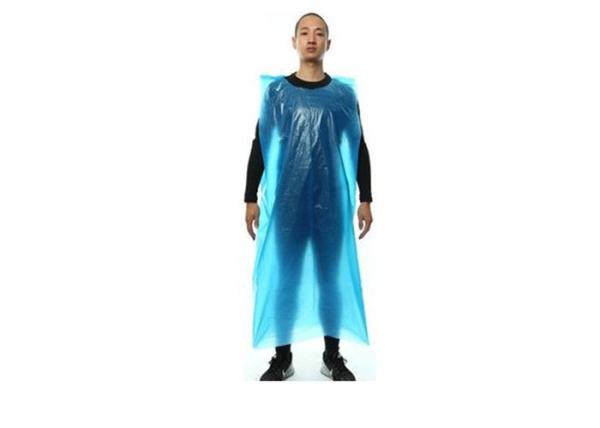 Multicolour Disposable Plastic Aprons For Adults Full Length Blood Proof