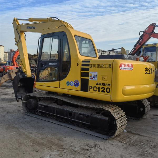 High Quality 12 Tons Used Excavator Japan Imported Komatsu Pc 120 Crawler