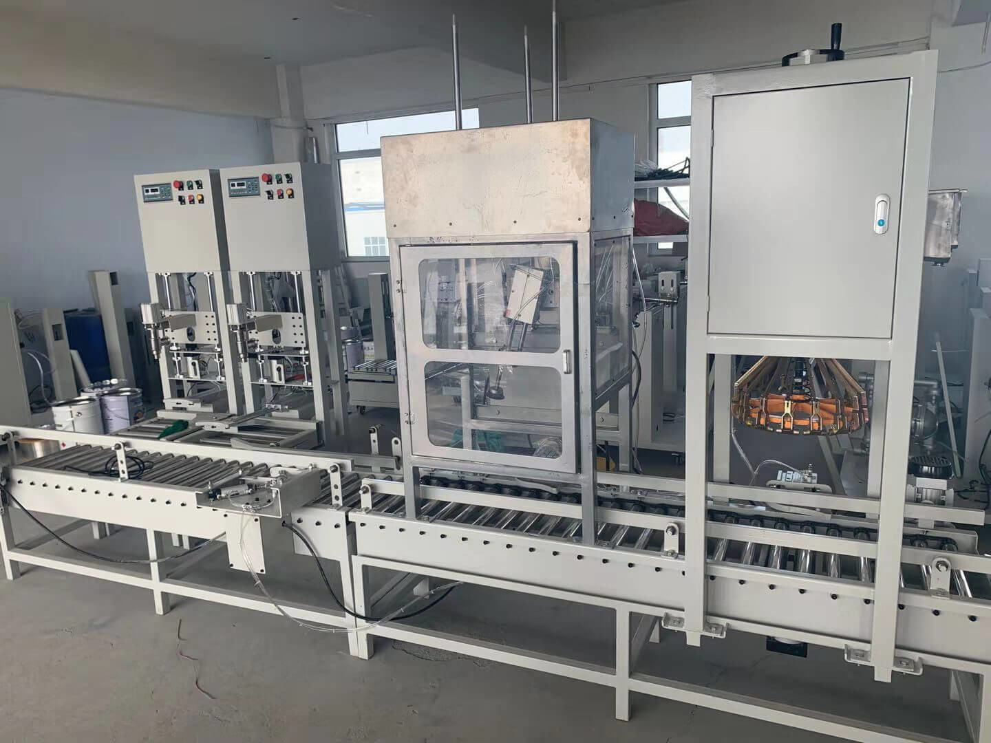 50kg Electric Automatic Paint Filling Machine For Liquid Oil Paint