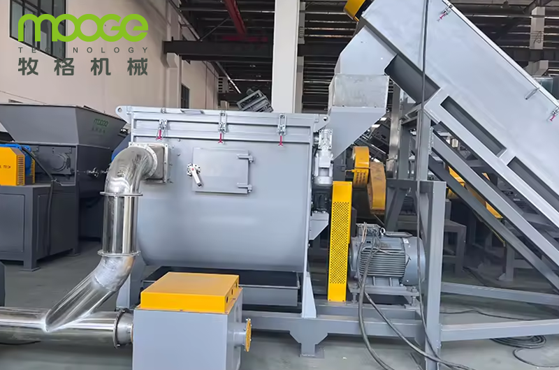 PP PE Film Recycling Machine Crusher Shredder Wash Line Film