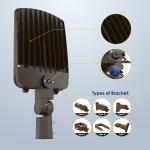 Waterproof Dimmable Outdoor LED Parking Lot Lights IP65 Bronze