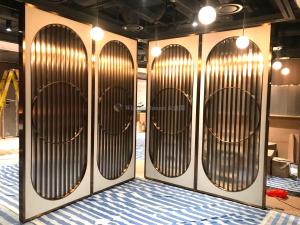 Quality OEM Single Glass Movable Soundproof Partition Walls Fully Transparent WJ-40G wholesale