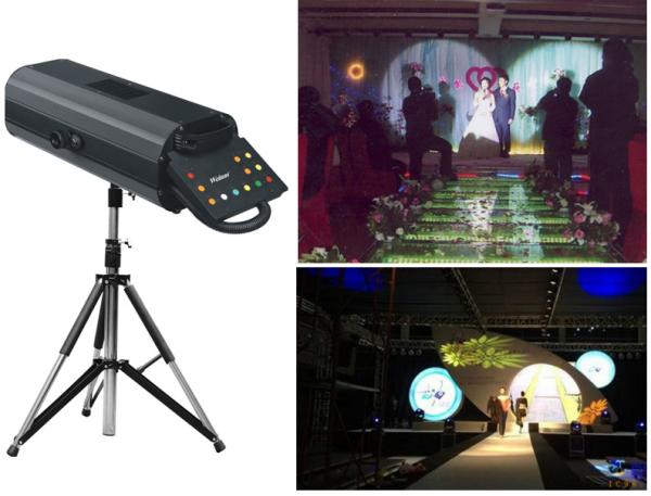 Follow Spot Lamp / LED Stage Lighting Built - In Linear Stepless Adjustment