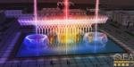 Music led light landscaping water fountain