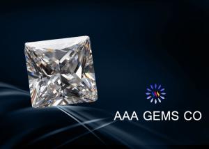Quality Classical Princess Square Moissanite Eight Arrows And Eight Hearts wholesale