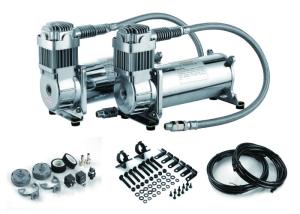 Quality Steel And Chrome Off Road Dual Air Compressor And Car Tuning Agriculture wholesale