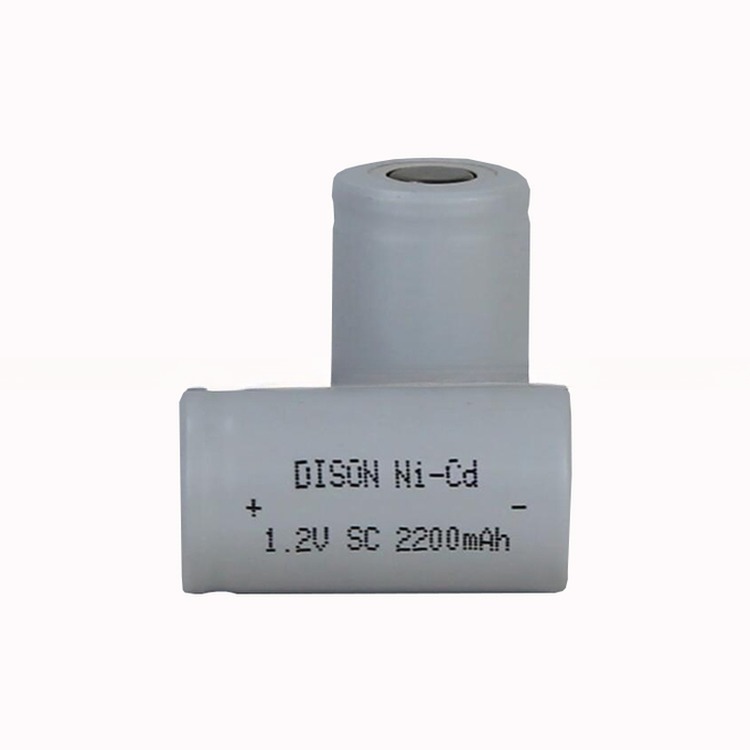 Rechargeable NiCd SC 1.2V 2200mah High Temperature Rechargeable Battery Cell