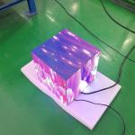 P2.5 indoor full color creative product 6 sided flexible module advertising led