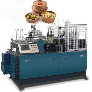 Quality 750ML Automatic Medium Speed Disposable Food Paper Bowl Making Machine Supplier wholesale