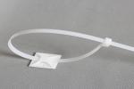 DEMOELE 30*30mm white plastic nylon self adhesive cable tie mount for cable ties