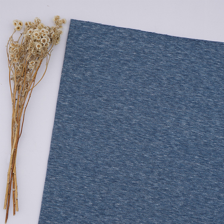 Skin Friendly Cotton Pique Fabric 21S 190gsm Wearproof Combed Stretch Texture