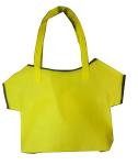 75g Yellow T- shirt shape cute design advertising non woven carry bag
