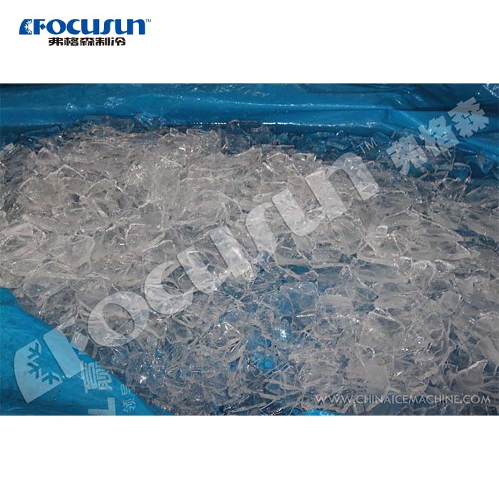 1800*1000*1600mm Small Capacity Plate Ice Machine 8T/Day for Low Voltage Components
