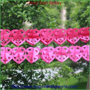 Quality heart shape wedding garland decoration wholesale
