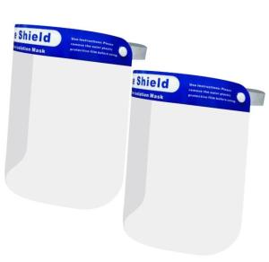Quality Plastic PET Transparent Breathable Face Shield Reusable Thickness 0.2mm wholesale