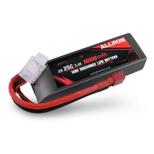 Quality 1000mAh 2S High Discharge LiPo Battery 25C 7.4V Li Polymer Battery Pack wholesale