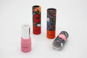 China 12.7mm Paper Tube Lipstick Makeup Empty Lipstick Containers Customized on sale