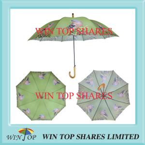 Quality Holland vivid bird and nest picture sublimated Umbrella wholesale