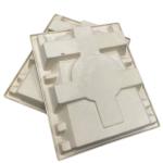 Wet Pressed Bamboo Paper Tray For Cat Toy 1mm Thickness Biodegradable