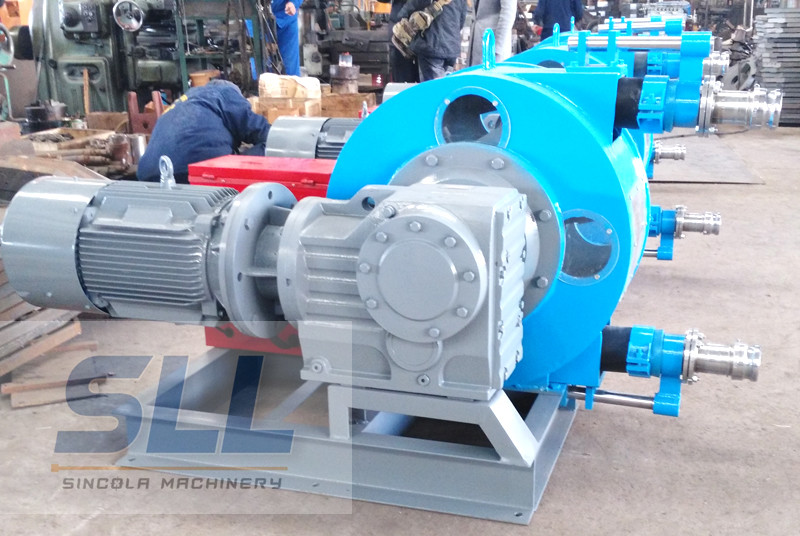 Stainless Steel Hose Squeeze Pump Flow Rate Adjustable Peristaltic Pump For Tunnel