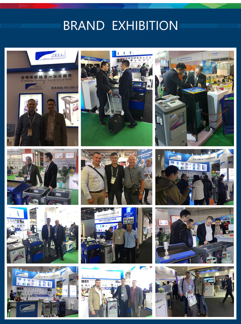 Aircon Refrigerant Gas Recovery Freon Recycling Machine For AC Management