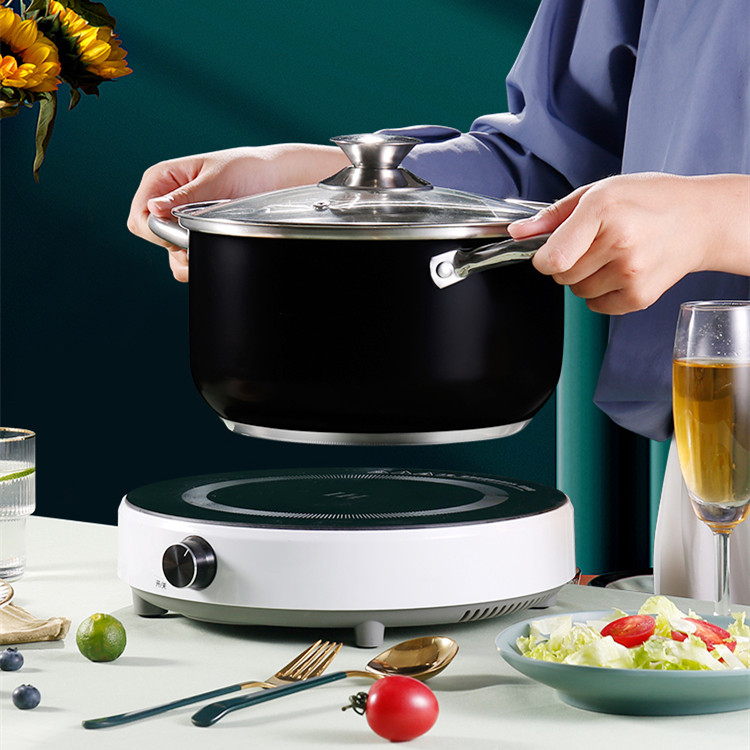 Multifunction 8pcs 5 Layer Bottom Die-cast Stainless Steel Pots And Pans Ollas Soup Pot Set Cookware Set