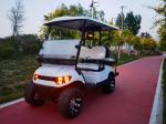 White Color 4 Seater Golf Cart Wheelbase 1630mm AC Motor 3.5 KW Ground Clearance