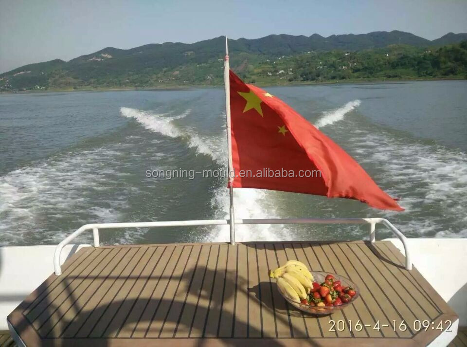 Modern Design Style PVC Teak WPC Wooden Boat Decking for Luxury Yacht Design