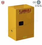 Metal Portable Chemical Storage Cabinet With Single Door , 12gallon Flammable